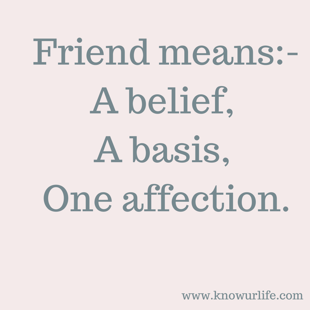 friendship quotes in english